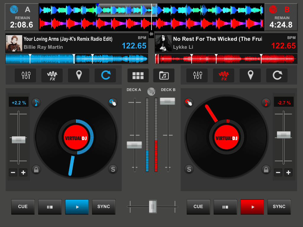 Virtual dj mixer app download laptop